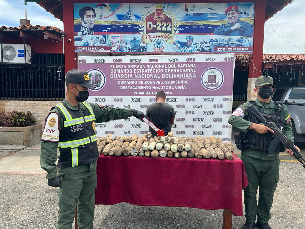 Detenido sujeto al transportar droga dentro de tubérculos en Mérida