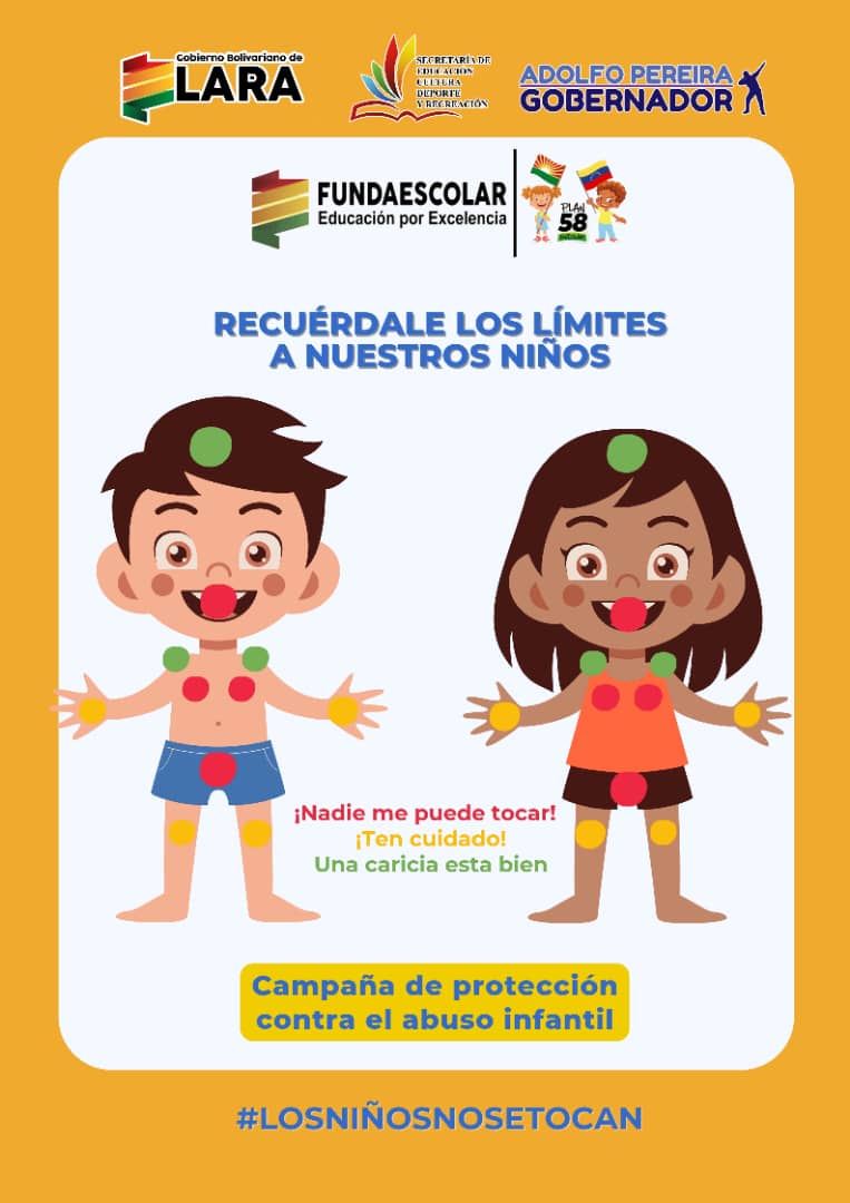 En Lara: Secretaría de Educación y Fundaescolar inician campaña de protección contra el abuso infantil