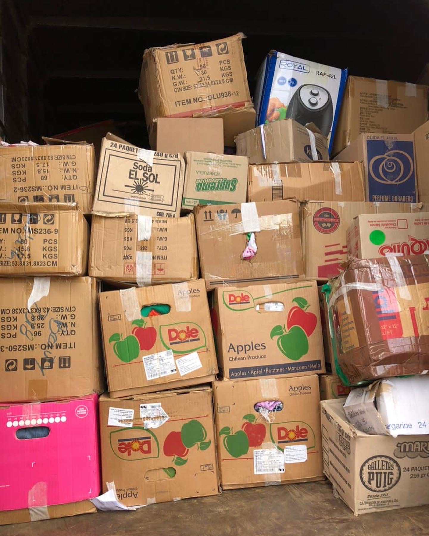 Gobierno de Lara envía 3.400 artículos de primera necesidad al estado Aragua