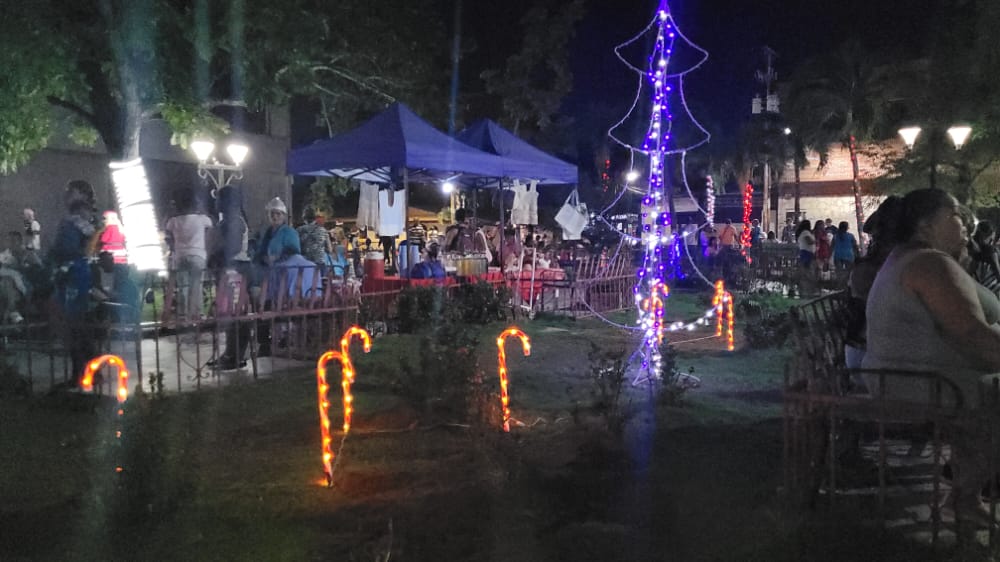 Burocenses participaron en el encendido de las luces navideñas