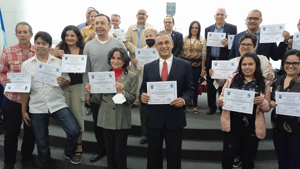 Colegio de Ingenieros de Venezuela otorgó reconocimiento a ingenieros docentes de UNEXPO