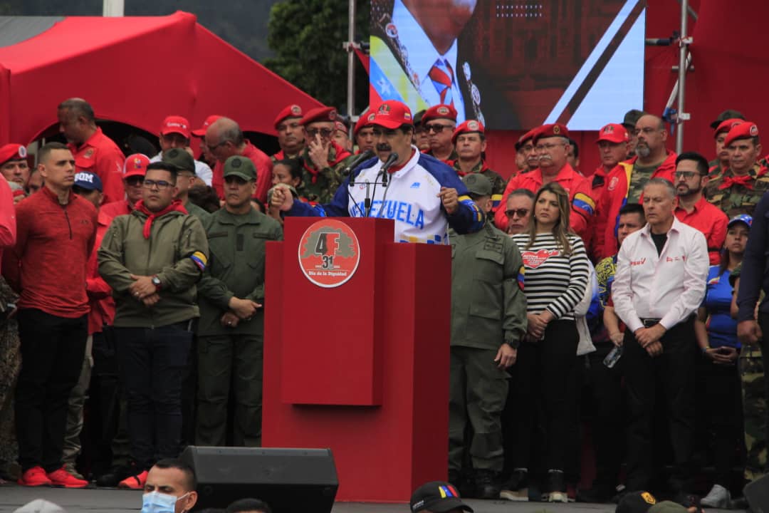 Larenses conmemoraron 31 años del Día de la Dignidad Nacional en Caracas