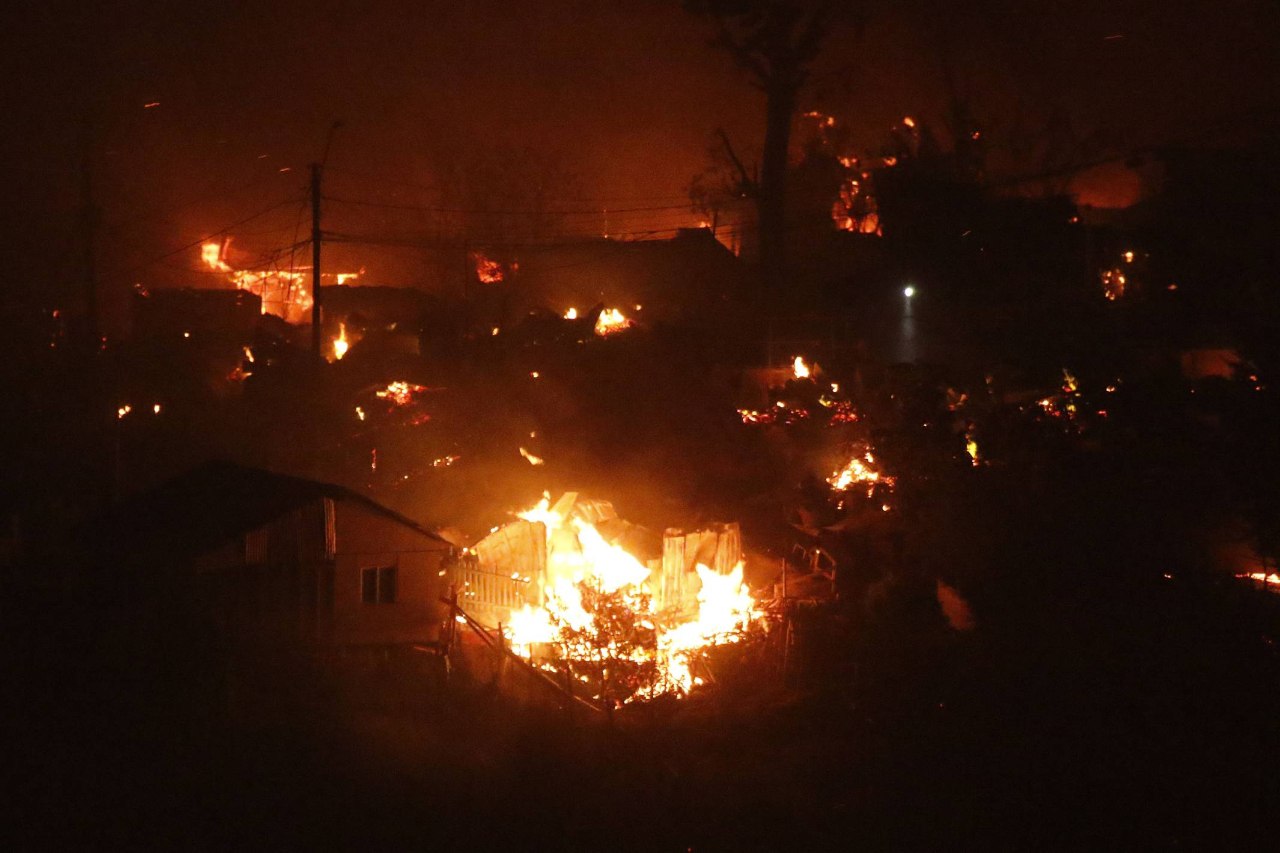 Estado de Excepción de Catástrofe en Chile tras incendios forestales