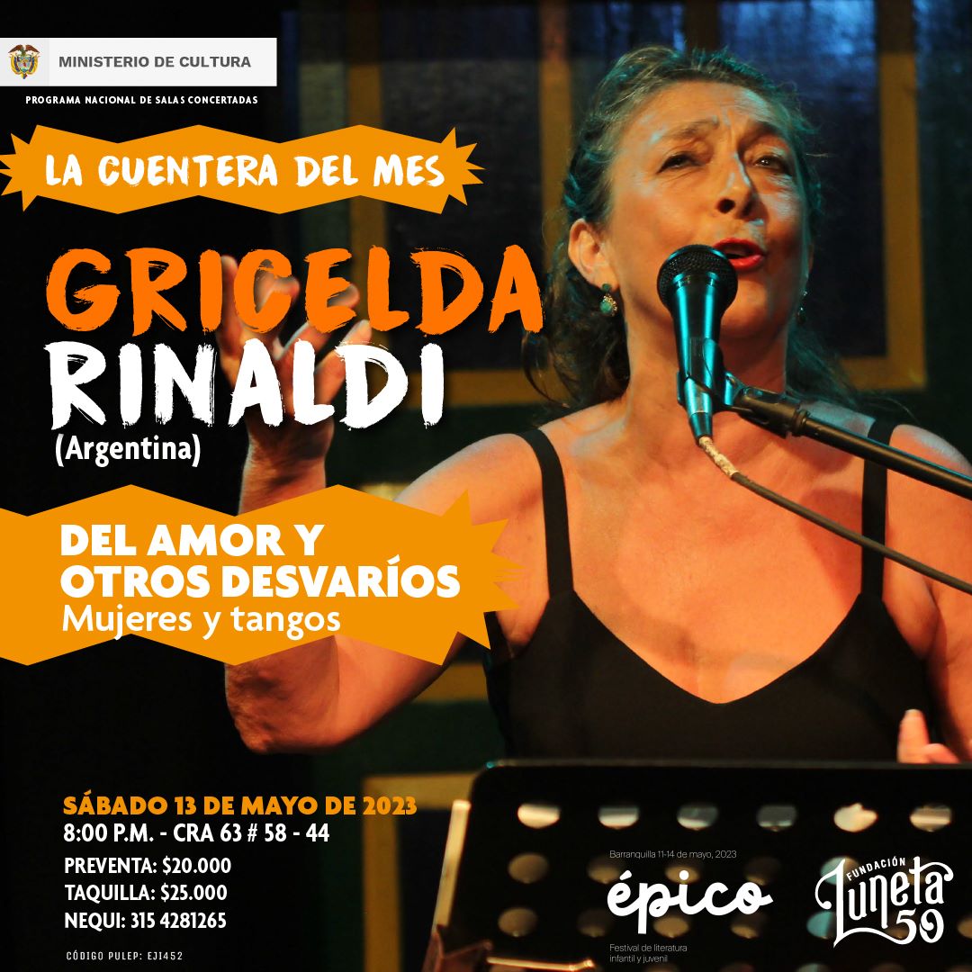Concierto de Mujeres, Cuentos de Amor, Tangos y Títeres en Luneta 50 de Barranquilla