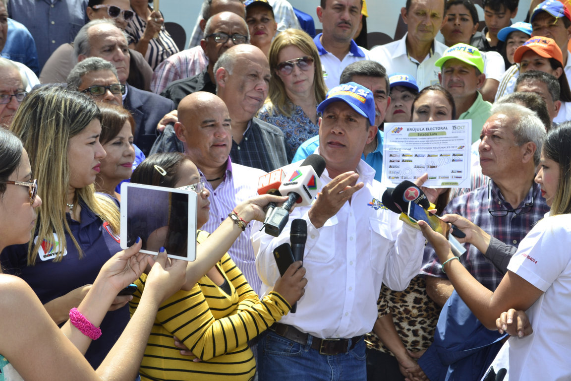 Henri Falcón: hay que votar en la tarjeta donde salga mi foto