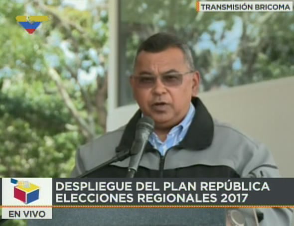 Más de140 mil funcionarios de seguridad participarán en el Plan República 2017