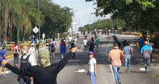Protestas en El Cardenalito. Barquisimeto.