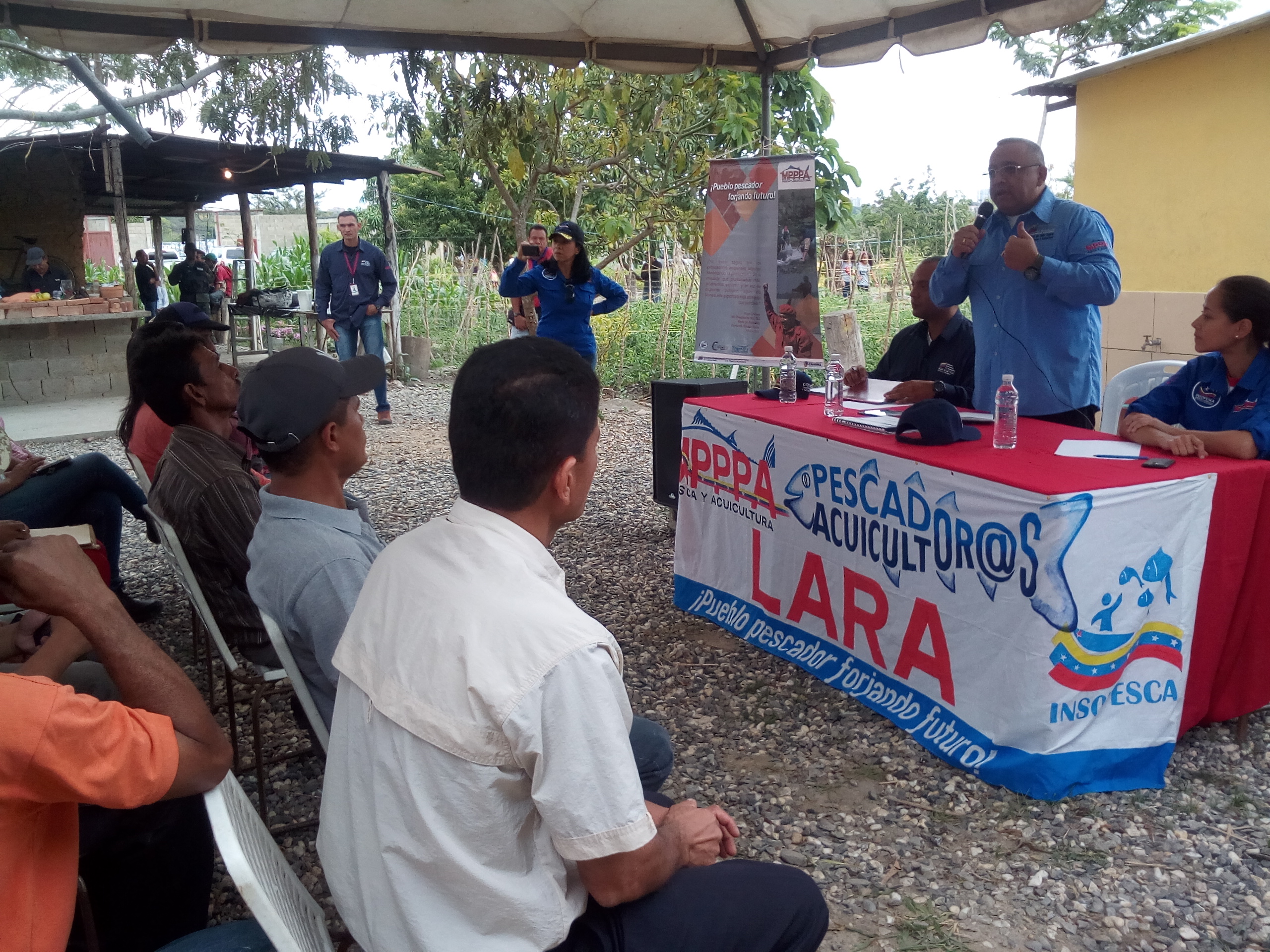 Ministro de pesca y acuicultura respaldó a los productores larenses