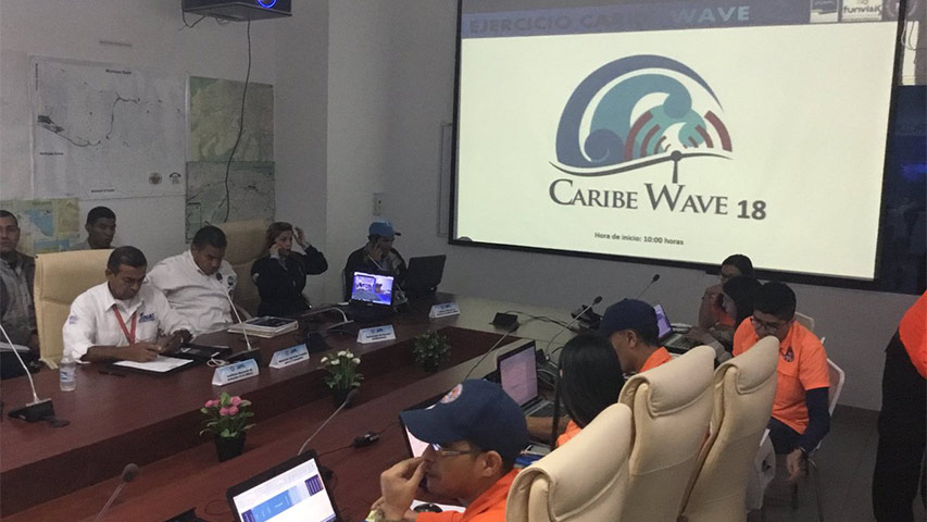 Más de 200 especialistas participan en simulacro de tsunami 2018