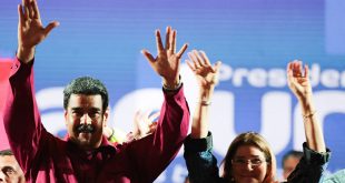 Presidente reelecto, Nicolás Maduro.