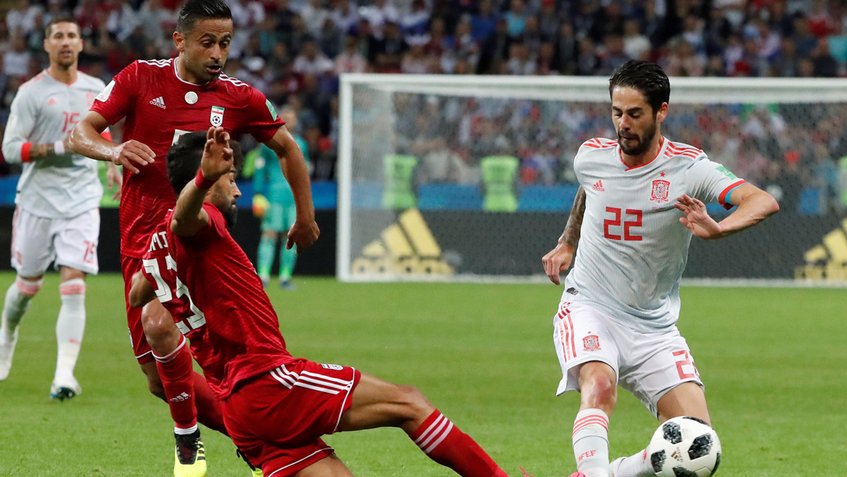 España gana 1-0 ante Irán en el Mundial de Rusia 2018
