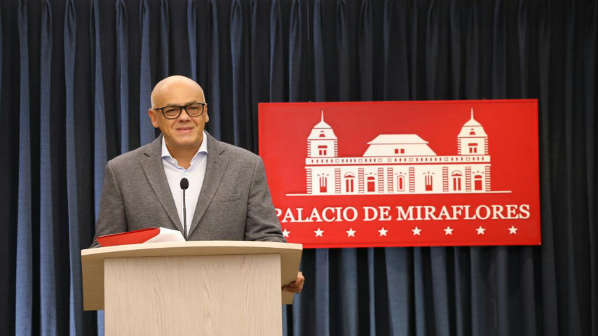 Jorge Rodríguez llamó a la mesura en favor de la paz y la reconciliación
