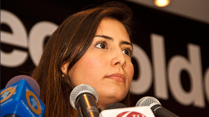 Esposa de Ceballos agradece en Parlamento Europeo presión internacional para su liberación