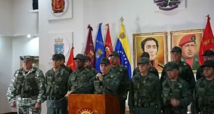 Ministro de Defensa repudió en nombre de la FANB intento de magnicidio contra Nicolás Maduro