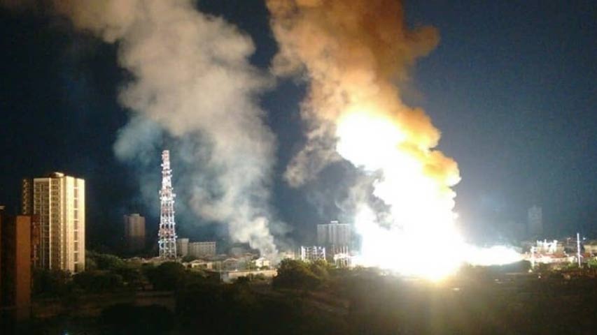 Explosión en subestación eléctrica en el Zulia dejó sin luz a la mayor parte de la región