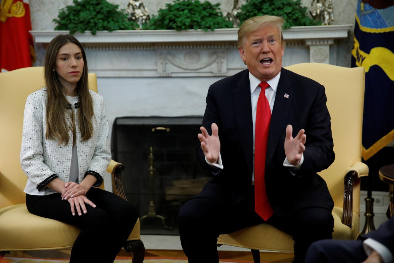 Donald Trump se reunió con Fabiana Rosales en la Casa Blanca