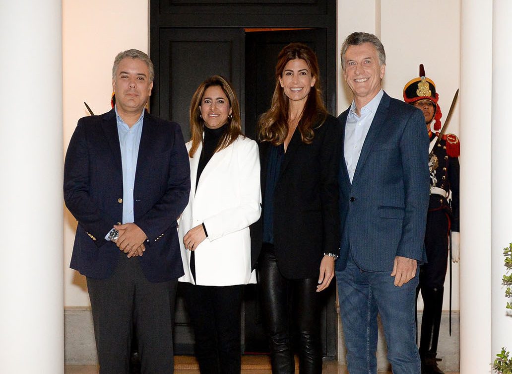 Presindetes Duque y Macri estiman abordar situación de Venezuela tras encuentro en Argentina