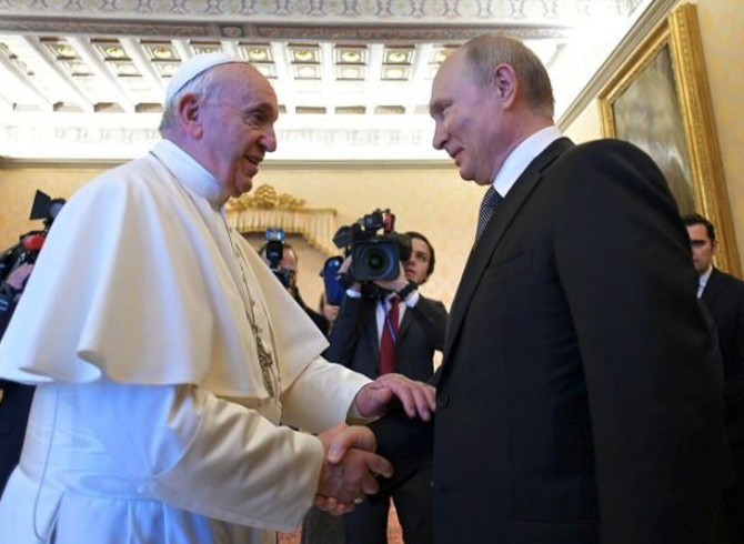 Desde El Vaticano Vladimir Putin se reúne con el Papa en medio de crisis de Ucrania