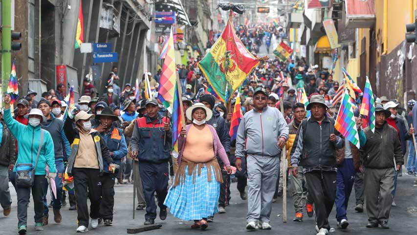 Luego de una semana Bolivia continúa con protestas