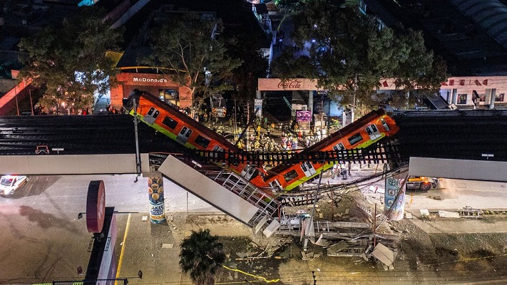 Accidente de metro en Ciudad de México cobró la vida de 23 personas y 79 hospitalizados