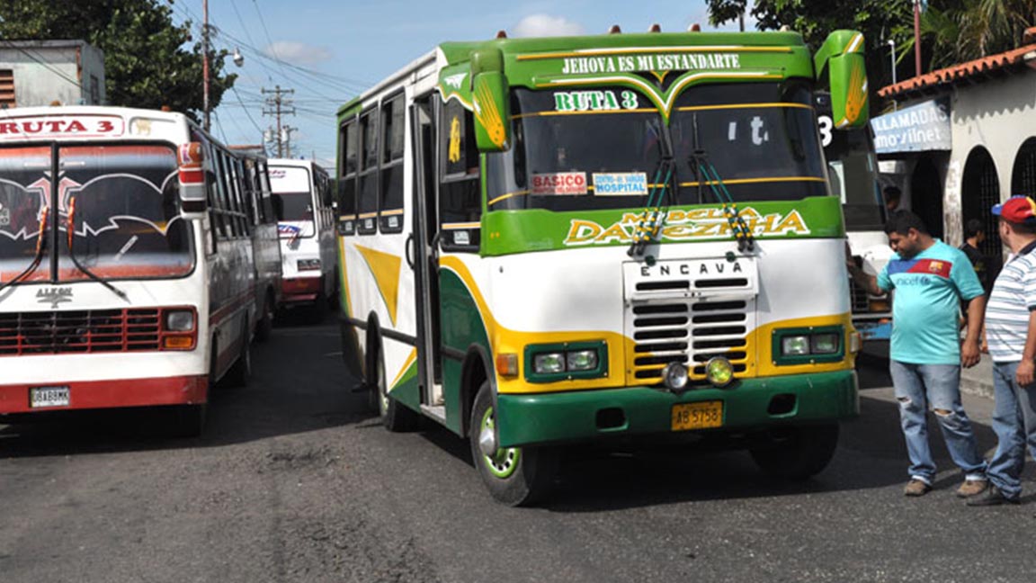 Transportistas de Lara plantean aumento del pasaje en Bs. 1.500.000,00