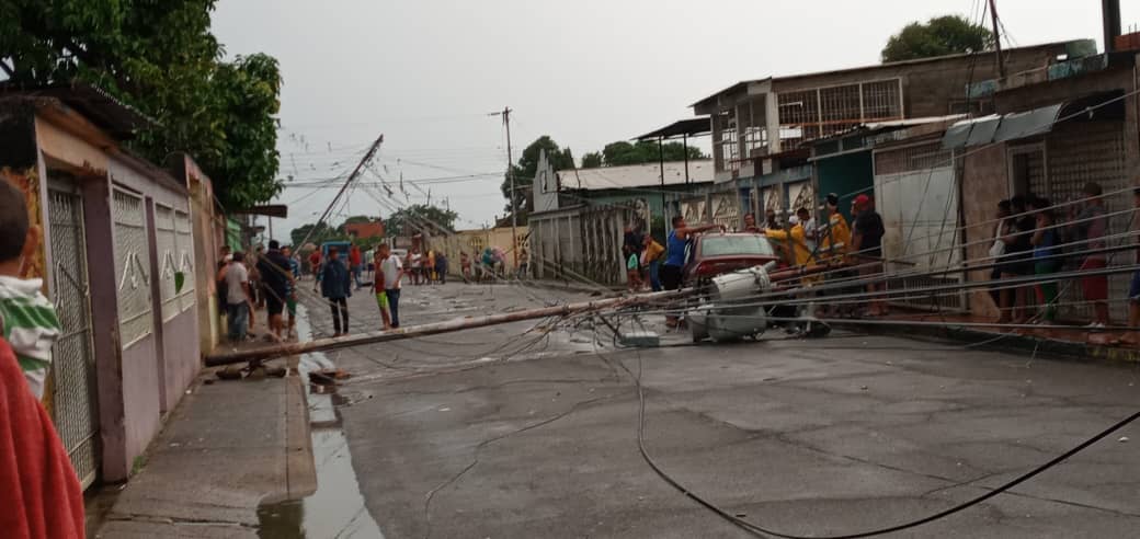 Daños materiales dejaron fuertes precipitaciones en el estado Bolívar
