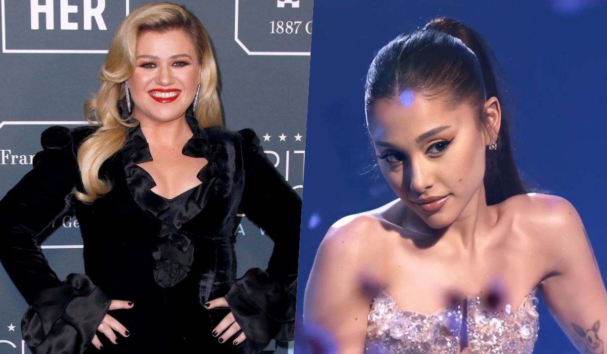 Kelly-Clarkson-compara-a-Ariana-Grande-con-BTS-en-The-Voice