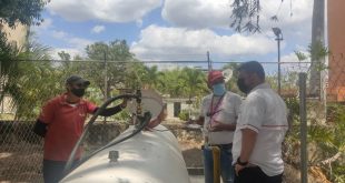 38 familias de Residencias El Hatillo beneficiadas con la reubicación de tanque estacionario de gas doméstico