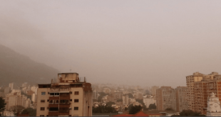 Polvo del Sahara continúa sobre la franja norte del país