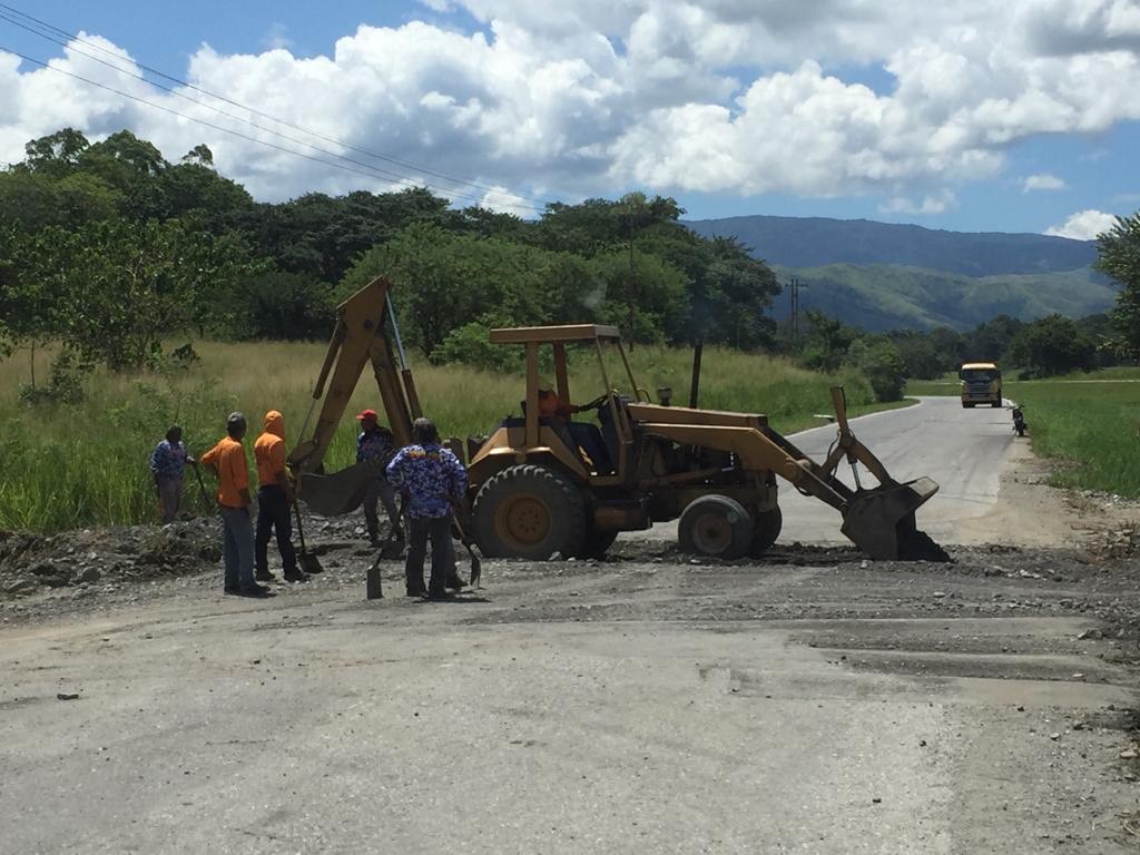 Invilara reparó avería y normalizó el tránsito en el eje carretero Lara-Portuguesa