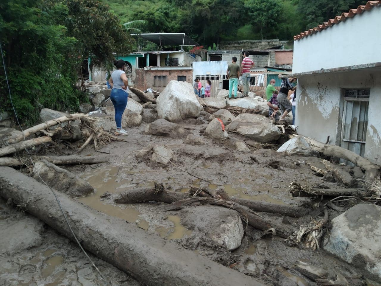 Cinco Municipios del estado Mérida presentaron daños materiales tras fuertes lluvias