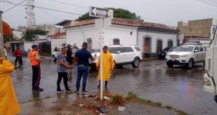 Cuerpos de Seguridad de Iribarren desplegados ante precipitaciones