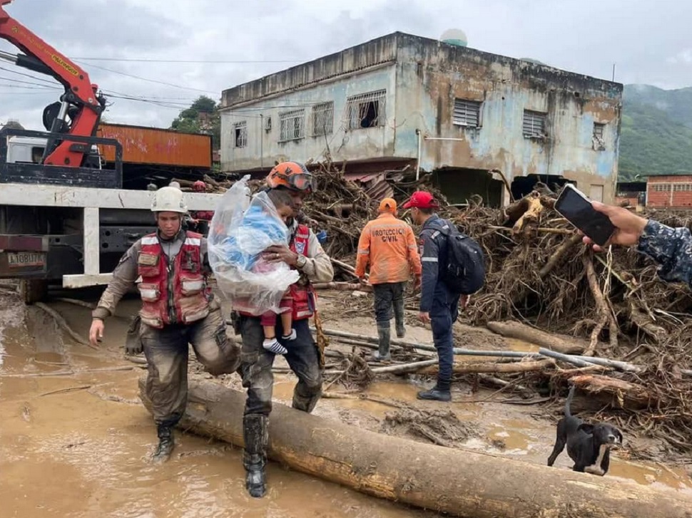 CAF ofrece apoyo inmediato a damnificados en Venezuela por el deslave en Las Tejerías