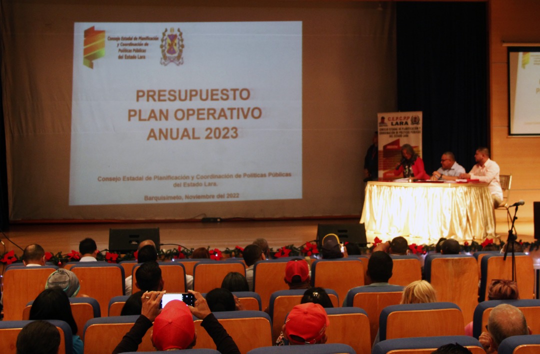 Cepcpp Lara aprobó POA 2023 con 58 proyectos en el ámbito social