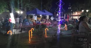 Burocenses participaron en el encendido de las luces navideñas