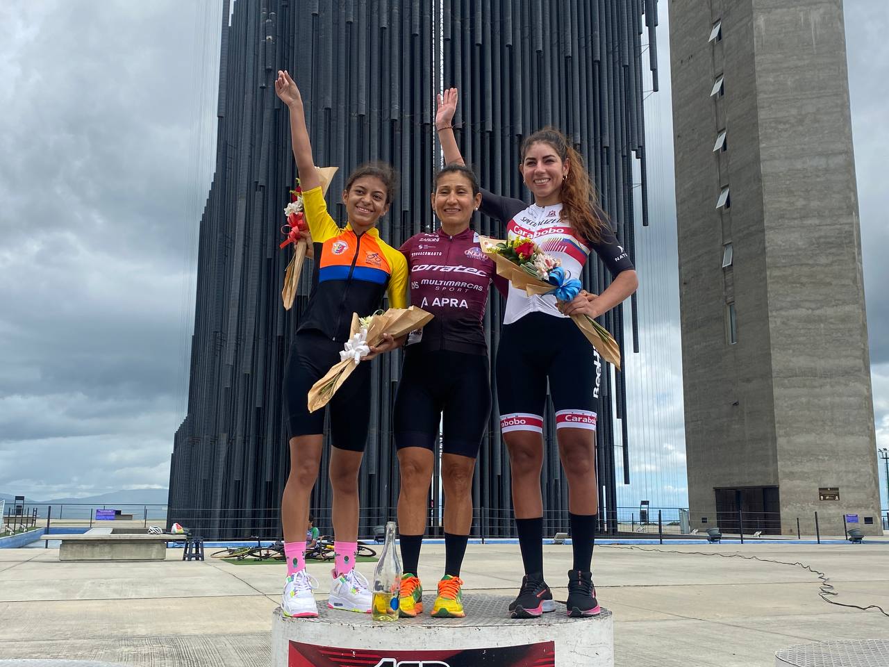 Culminó tercera etapa de la Vuelta Venezuela Femenina con la victoria de María Rueda