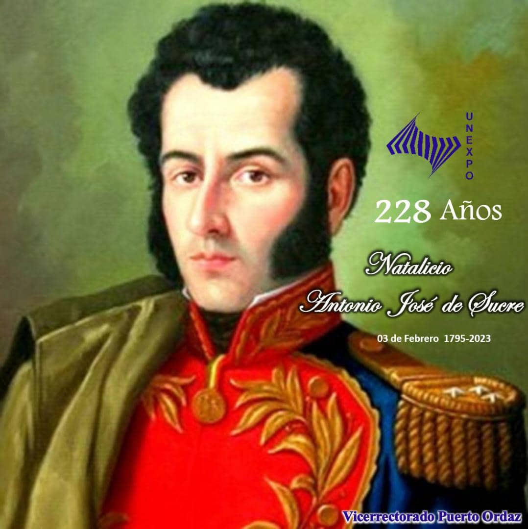 UNEXPO rinde homenaje a  Antonio José de Sucre: Ingeniero Ilustre de Venezuela