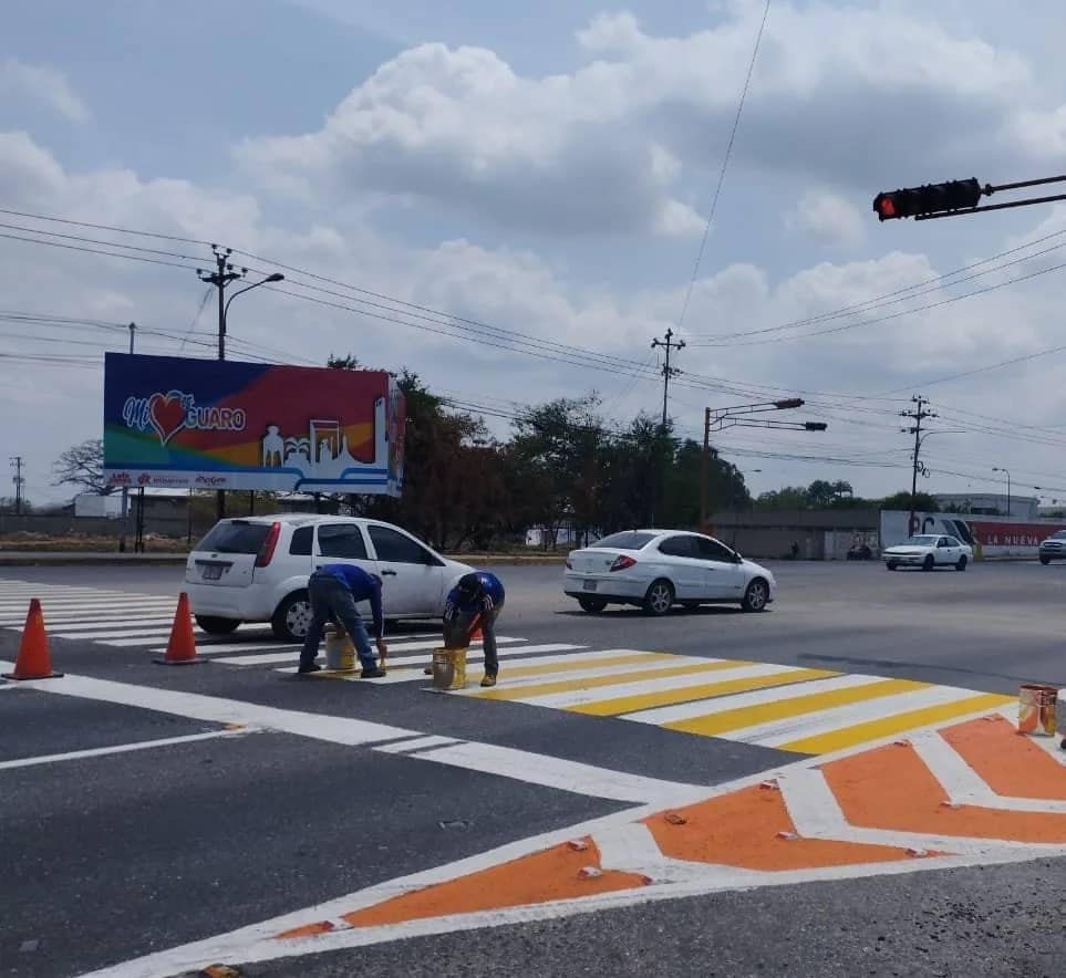 Redoblado despliegue para demarcación vial en Barquisimeto