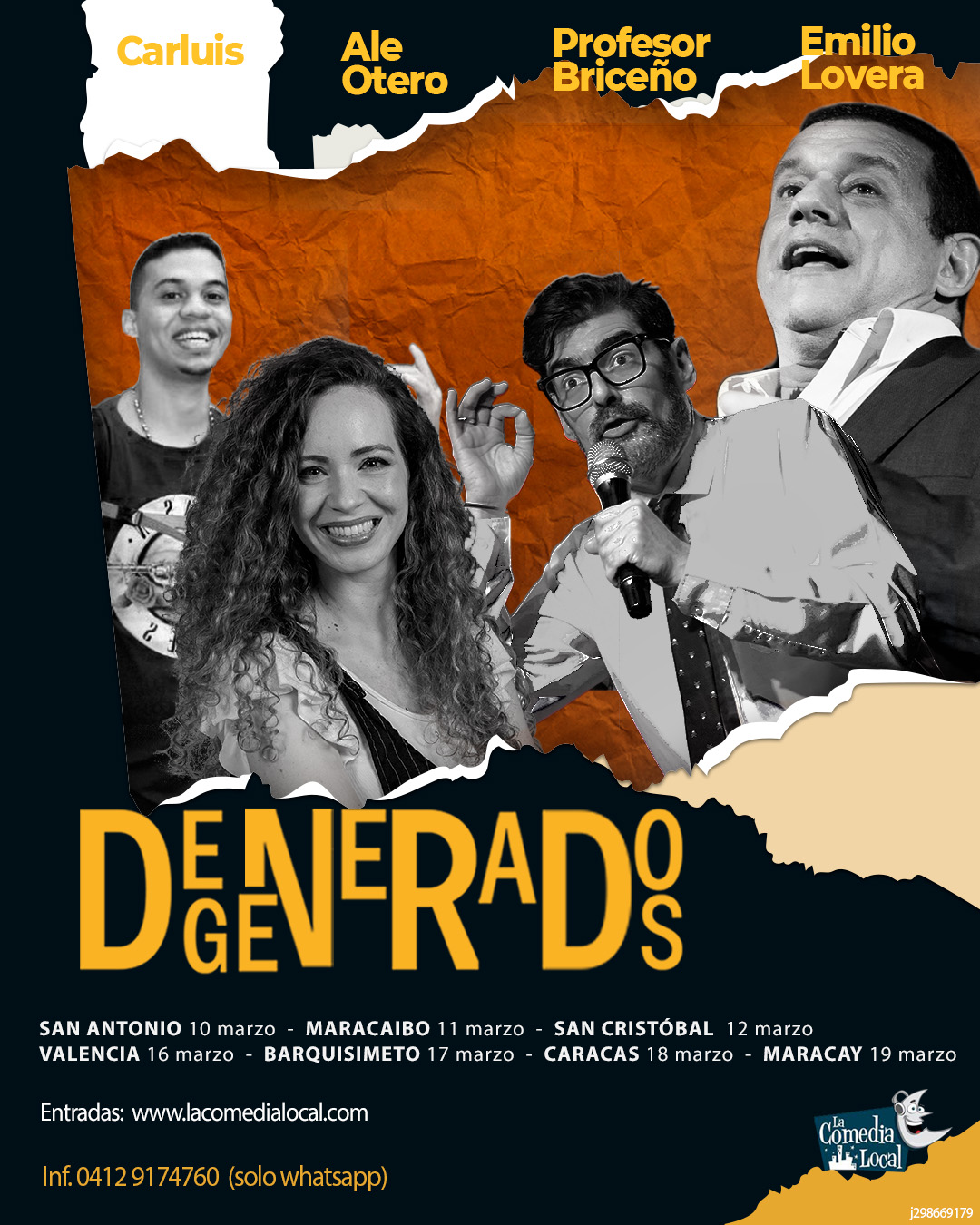 Degenerados: Cuatro formas de humor en un mismo espacio