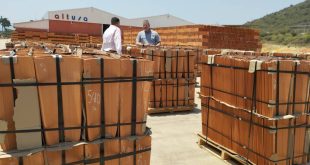 Emcoex Lara exporta 50 toneladas de tejas rojas hacia Honduras