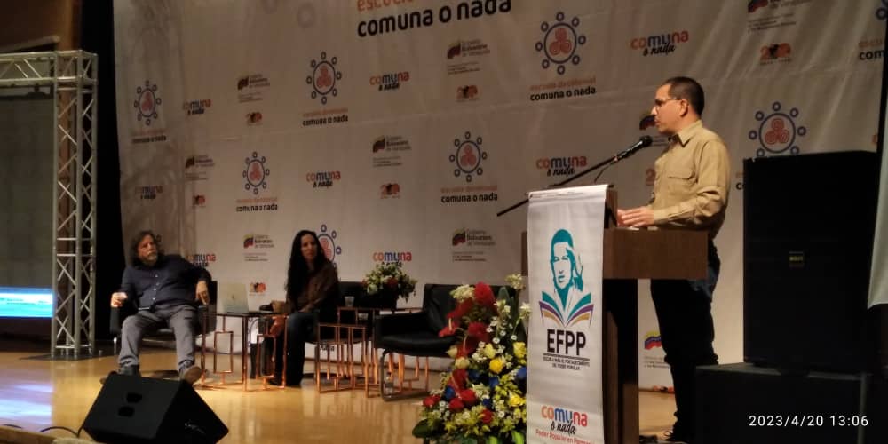 Jorge Arreaza: debemos tener conciencia comunal y el partido tiene que sustentar el Poder Popular