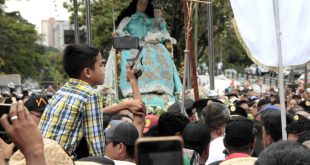 Imagen de la Divina Pastora regresó a la Basílica de Santa Rosa
