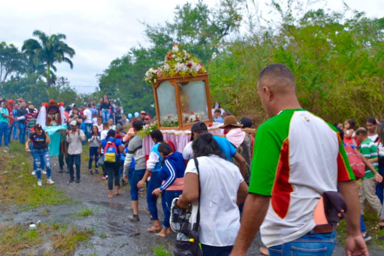 La fe y la devoción se hicieron presentes durante la procesión 217 de la Virgen Pura y Limpia de Buena Vista