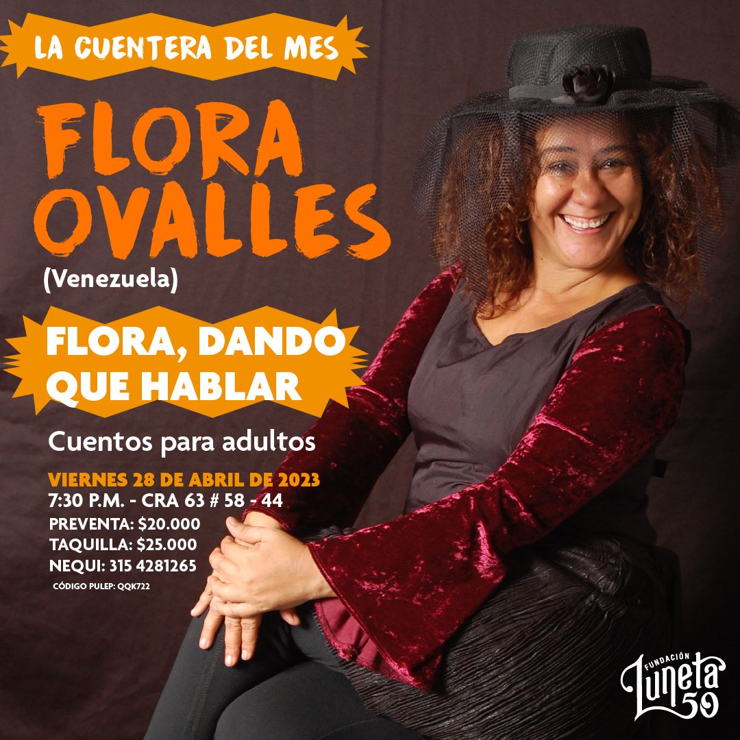 Flora Ovalles presenta cuentos solo para adultos en Colombia