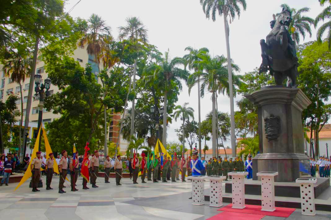 En Lara conmemoraron los 213 años del Inicio de la lucha por la Independencia de Venezuela