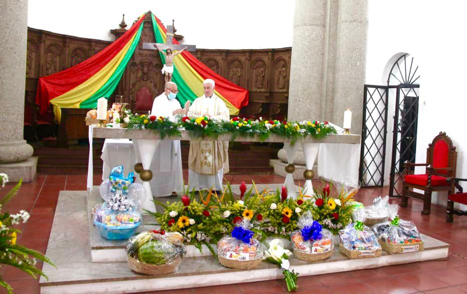 Efectuaron Misa de Acción de Gracias en conmemoración de los 245 años del natalicio del G/D Juan Jacinto Lara