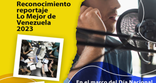 IPSP extiende el plazo de postulaciones al Reconocimiento “Reportaje Lo Mejor de Venezuela 2023”