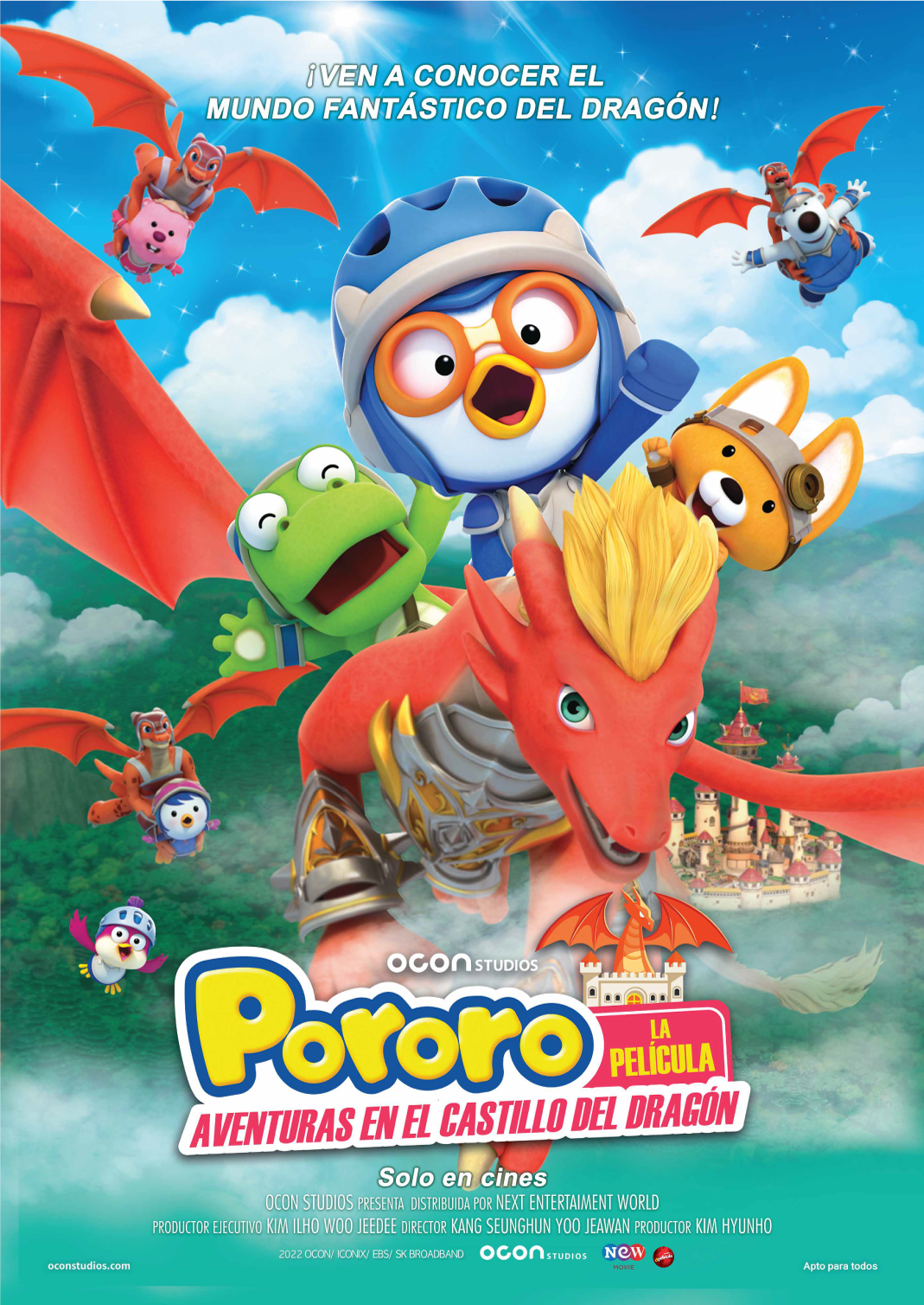 Pororo: aventuras en el castillo del dragón