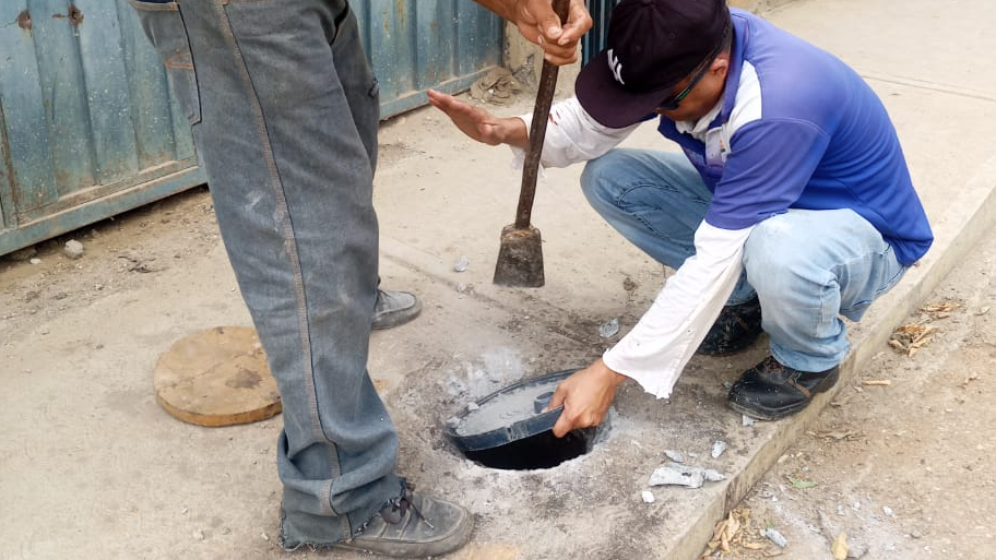 Acción mancomunada permite solventar colapsos de cloacas en el barrio Santo Domingo de Barquisimeto