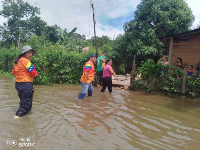 En Puerto Vivas: lluvias afectaron 20 familias al desbordarse el río Doradas en Barinas